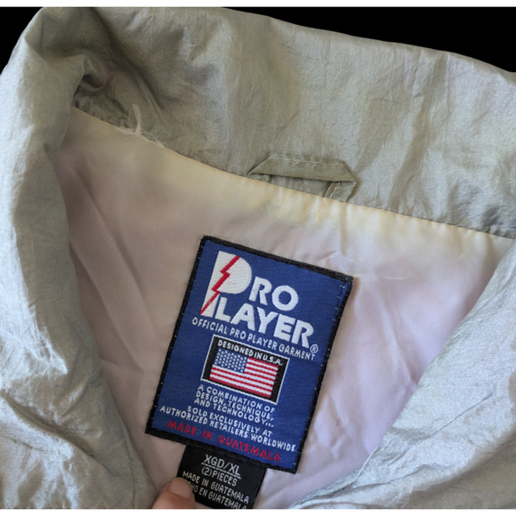 Vintage Pro Player Alabama Crimson Tide Windbreaker Jacket XL NCAA Football 90s - Picture 3 of 10